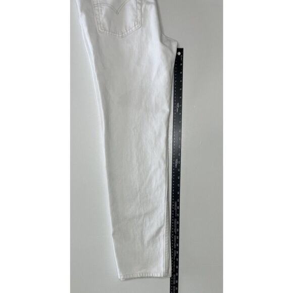 LEVI'S Silver Tab Women's 29x32 Size 8 White Denim Baggy Loose Fit Y2K USA‎ 90’s - Picture 8 of 12